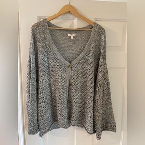 Lauren Conrad Grey cardigan excellent condition!